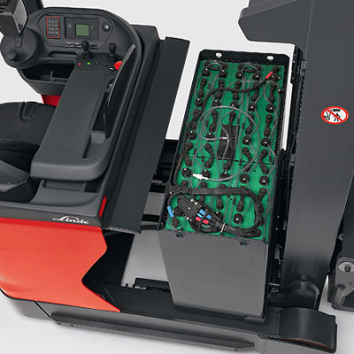 Linde series1120 r14-r20 electric reach truck forklift batteries power solution