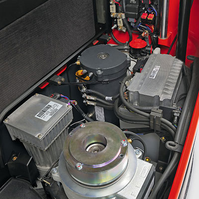 Linde series1120 r14-r20 electric reach truck forklift servicing