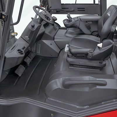 Linde series1279 E60-E80 electric forklift operators compartment