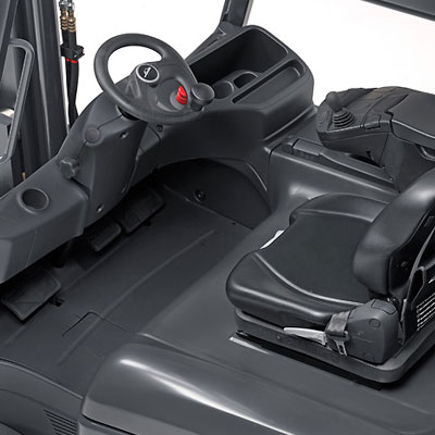 Linde series388 E35-E50 electric forklift linde operators compartment