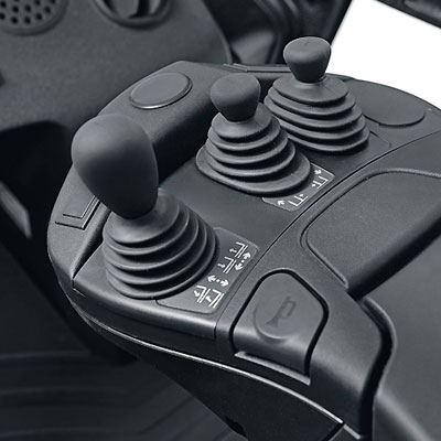 Linde series394 h40-h50 engine forklift control compartment