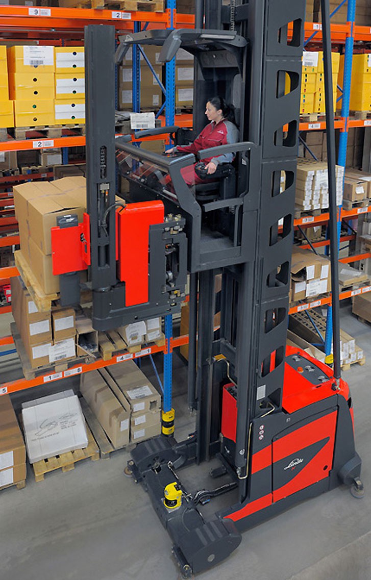 Linde k series 011 man up electric turret trucks application