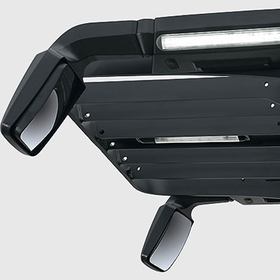 Linde k series 011 man up electric turret trucks operators compartment