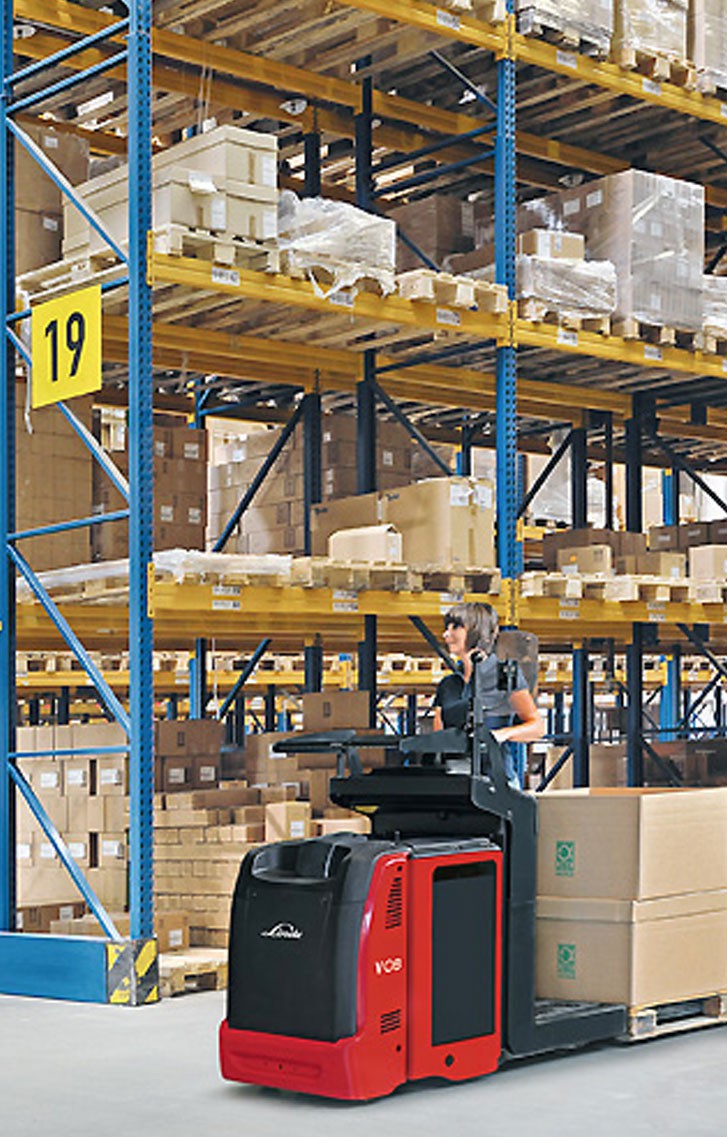 Linde series1110 V08 electric order pickers warehouse