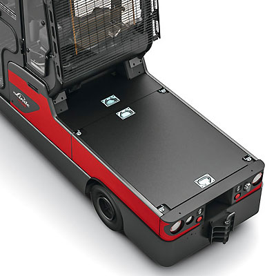 Linde series1191 W08 electric tow tractors rear