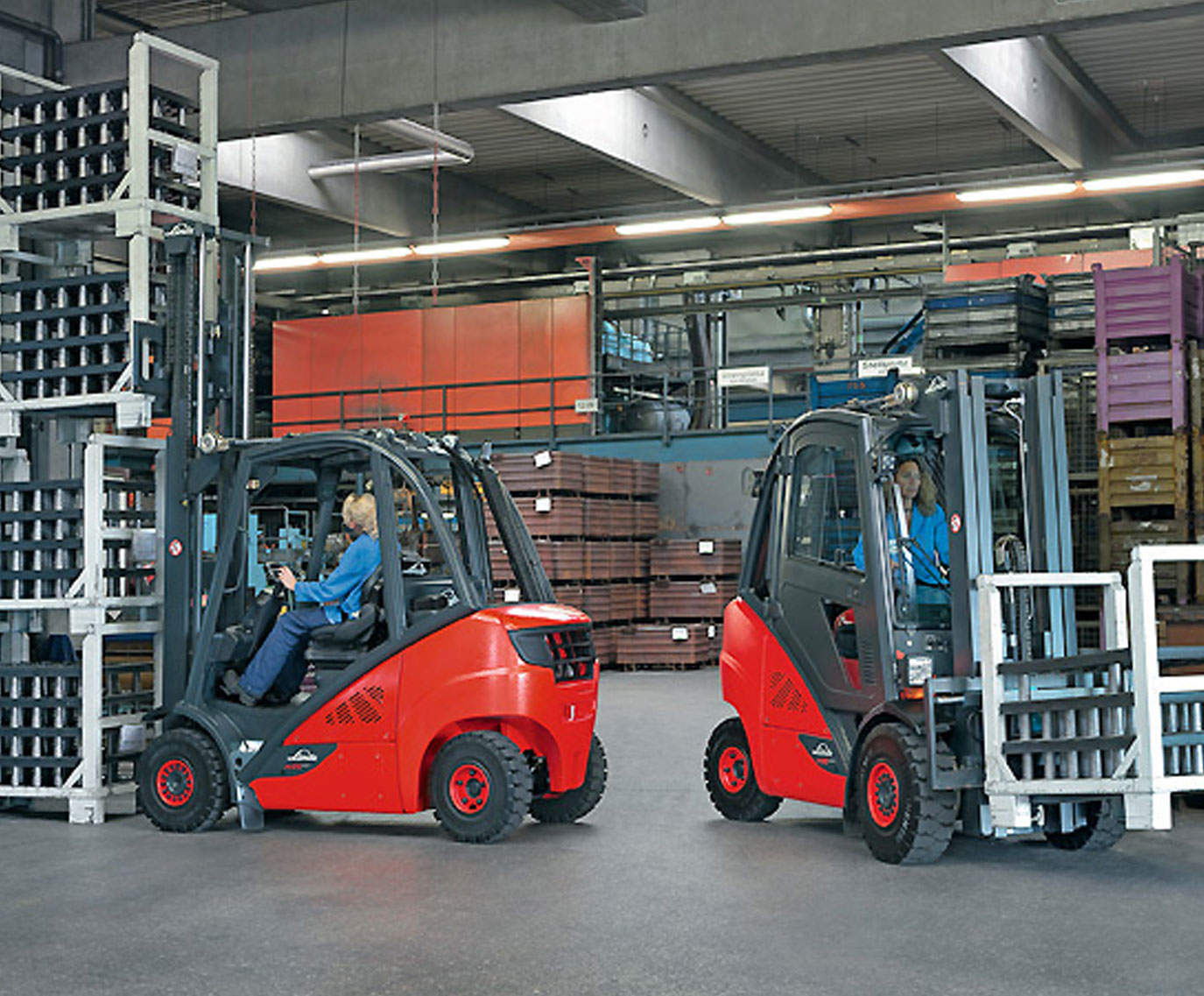 forklift hire linde series 393 h25 h35 engine forklift warehouse