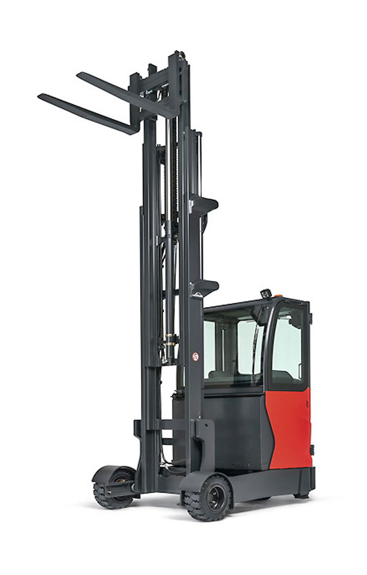 forklift hire linde series1120 r14 r20g electric reach truck forklift Mast Height