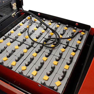 forklift hire linde series127 P250 electric tow tractor batteries chargers