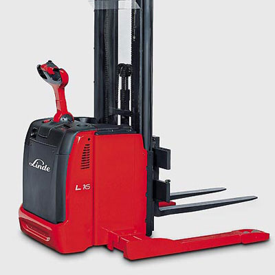 forklift hire linde series131 l14 l16as electric pallet stackers battery and charger