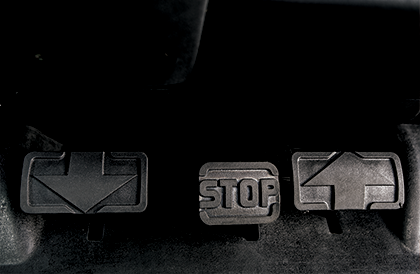 Linde series 1220 H25-H35 engine forklift twin pedal system