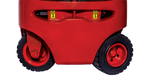 Forklift Hire - Linde series 1276 E25-E35 electric forklift combi axle