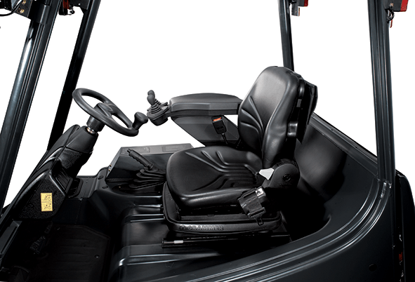 Linde series 1276 E25-E35 electric forklift seat