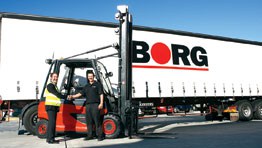 Linde Electric forklifts put a shine on Borg