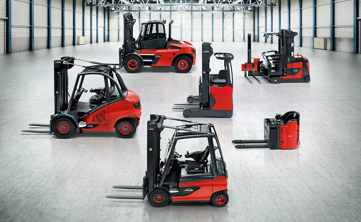 linde new forklifts build sucess range