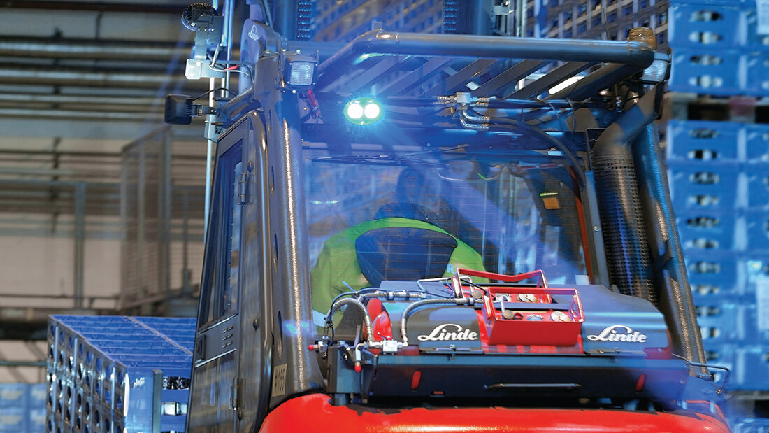 Linde Material Handling Blue Spot