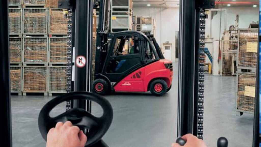 Avoid an Obscured and Restrictive View While Operating a Forklift